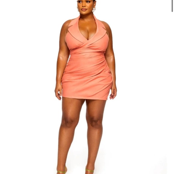 Hanifa REN RUCHED MINI DRESS Size Large - Picture 2 of 3